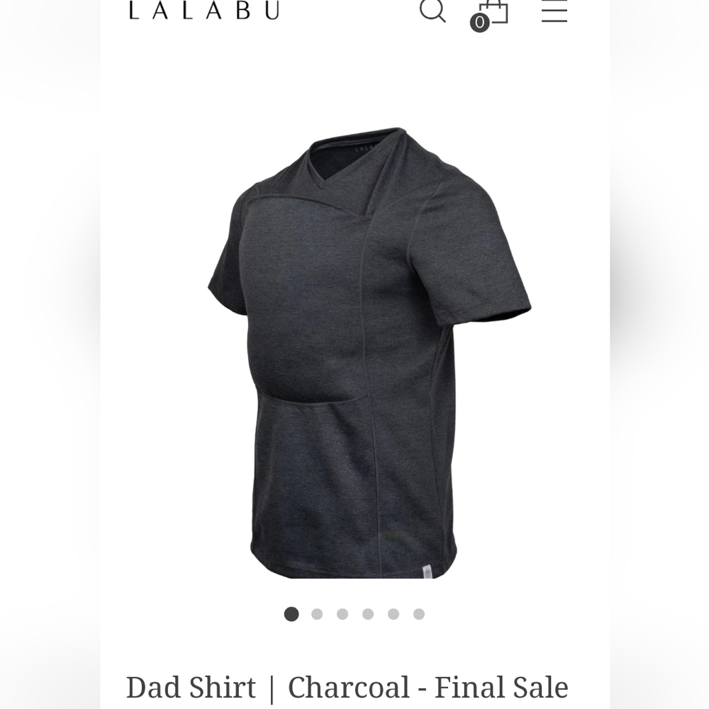 Lalabu Dad Shirt Baby Soothe (L)